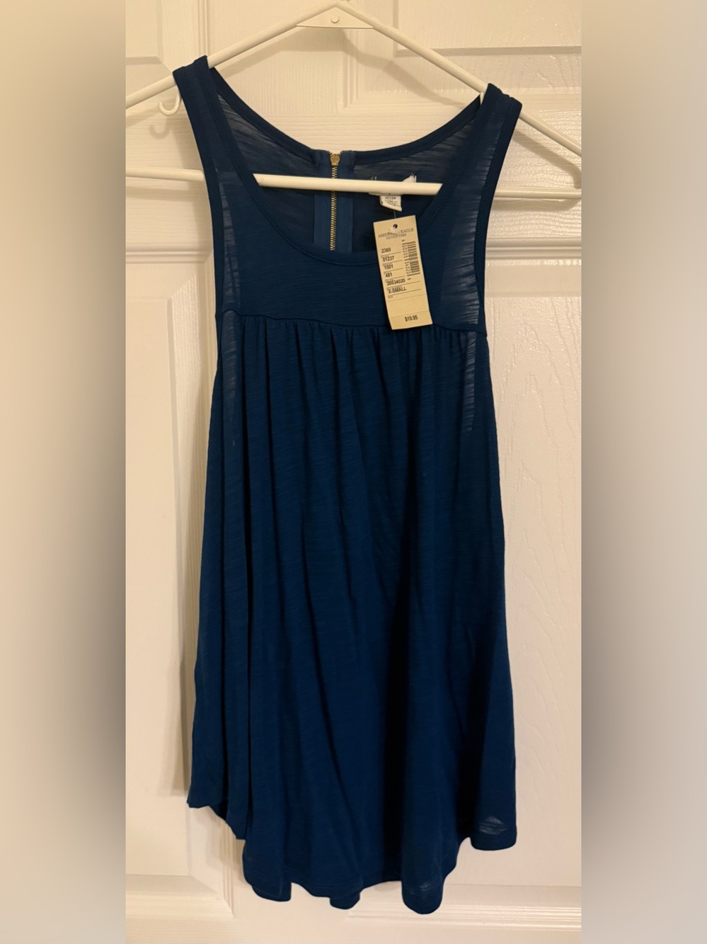 American Eagle Outfitters Blue Tank Top